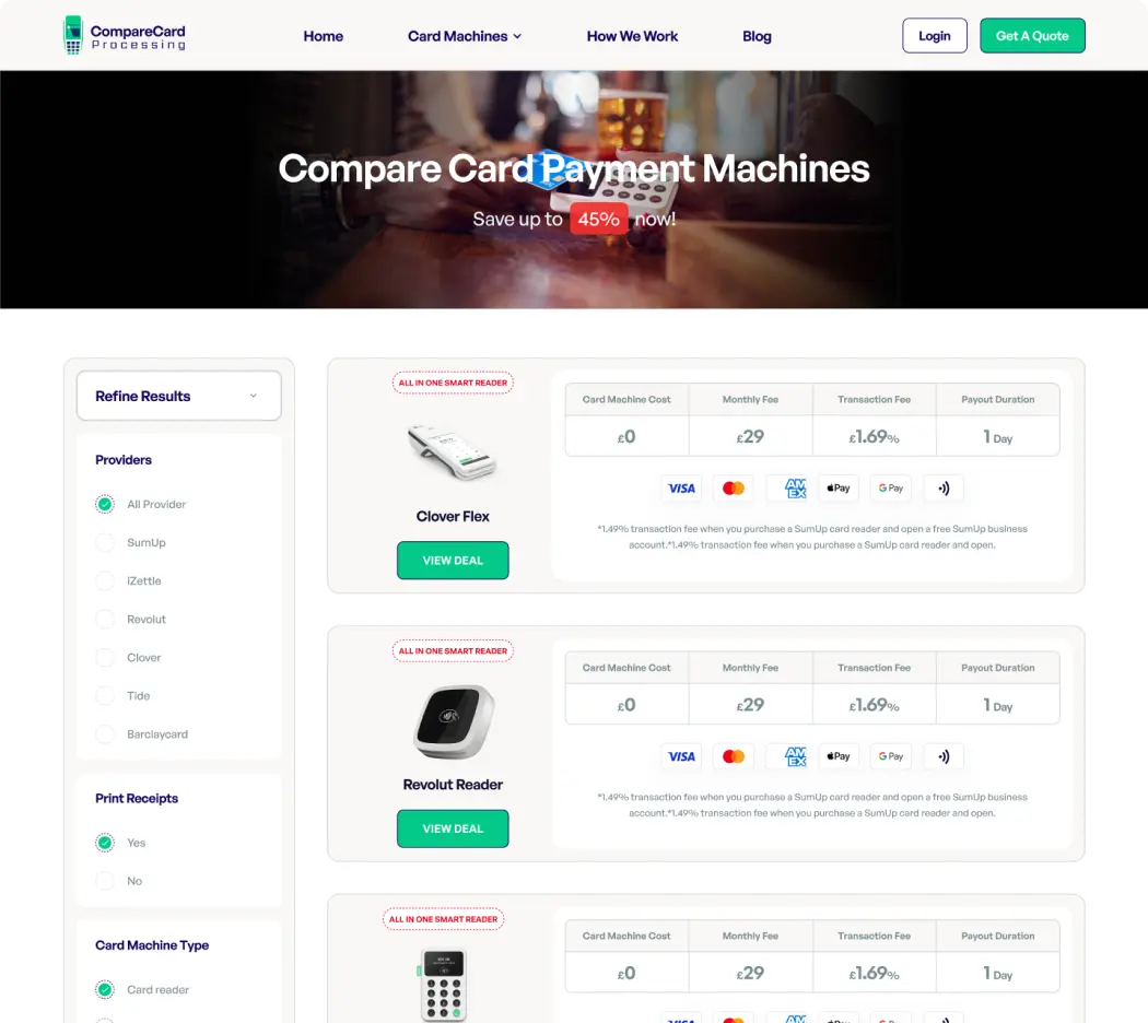 Machine Options